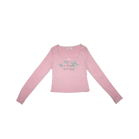 Praying 'No Thoughts' Long Sleeve Shirt - Picture 1 of 7